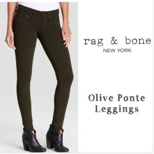 RAG & BONE - Women’s Pant in Olive Ponte - 26